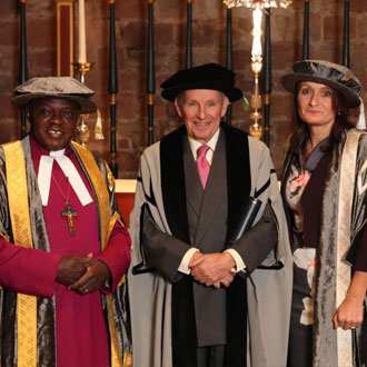 farmer and landowner becomes university honorary fellow