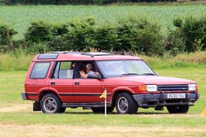 country pursuits day - a Landrover drive blindfolded